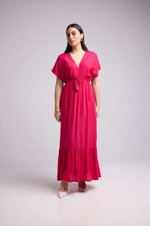 Robe Longue - Zaira - Rouge