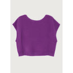 Boat-Neck Jumper - Fig - Women