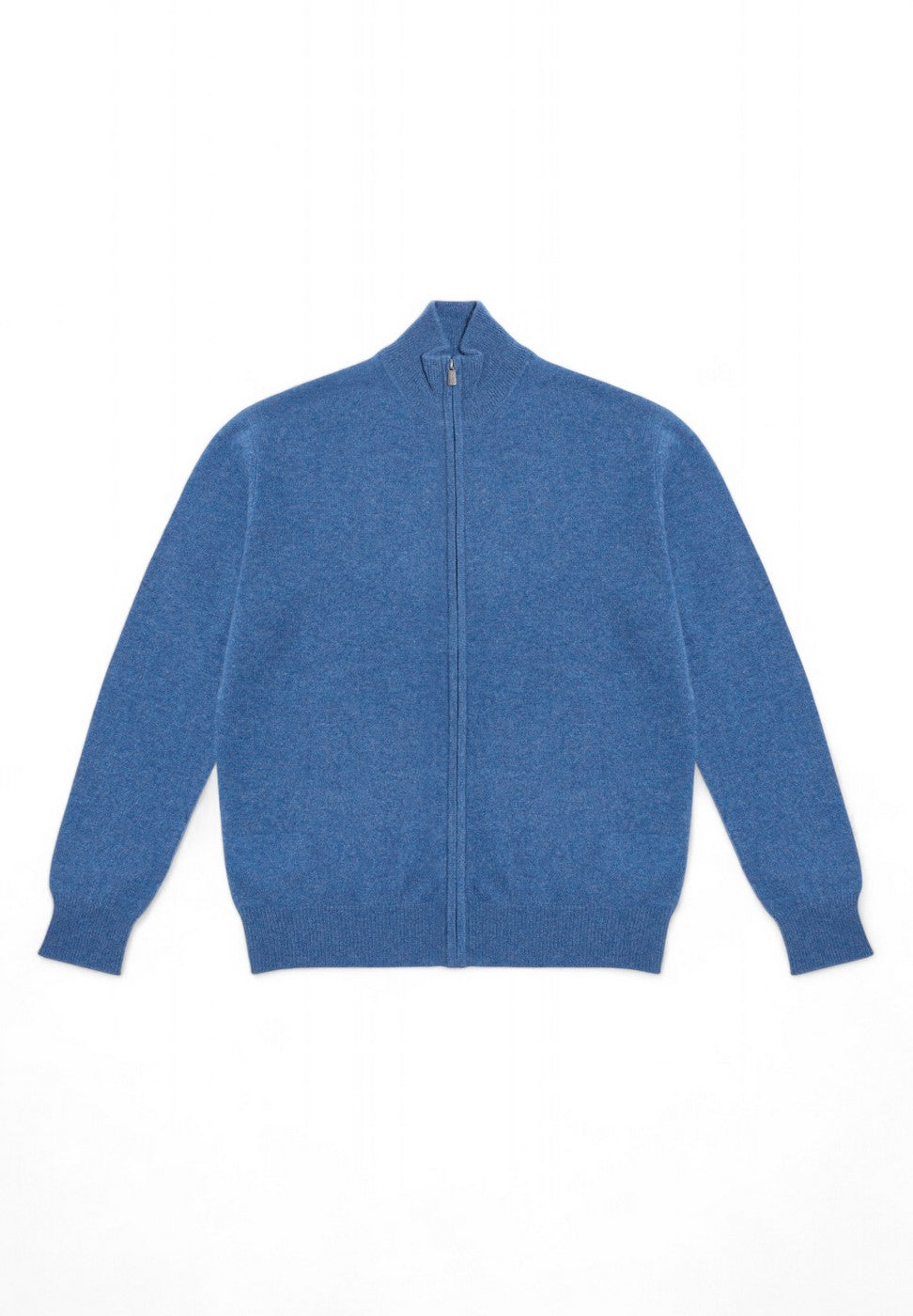 Gilet Zippe Col Montant Zamil - Bleu Jean