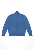 Gilet Zippe Col Montant Zamil - Bleu Jean