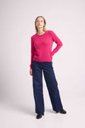 Pull Col Rond Zara - Fushia