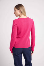 Pull Col Rond Zara - Fushia