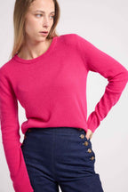 Pull Col Rond Zara - Fushia