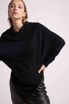 Cape Poncho Zarina - Noir - Femme