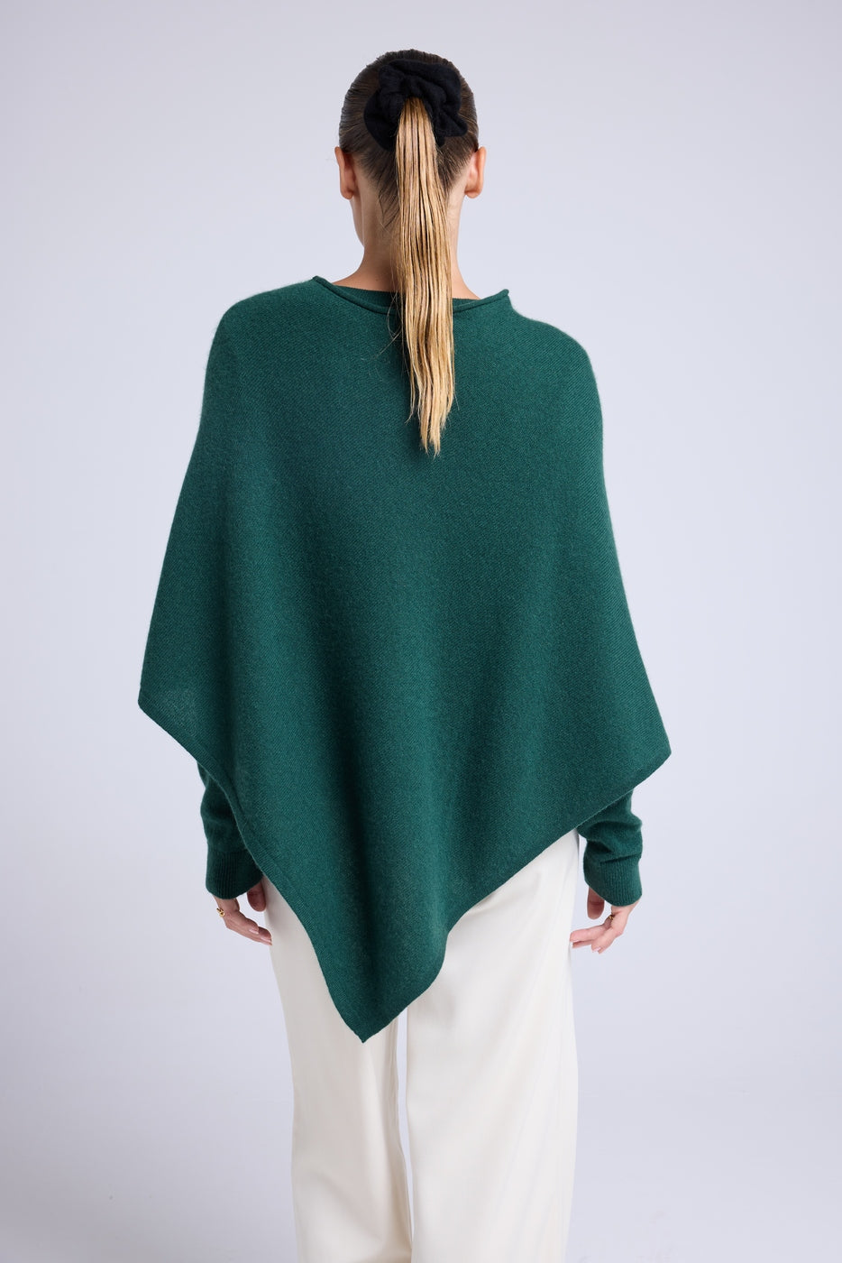 Poncho-Cape Zarina - Flaschengrün - Damen