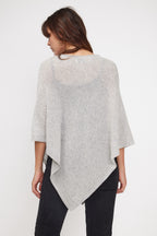 Poncho-cape Zarina - Lichtgrijs - Dames