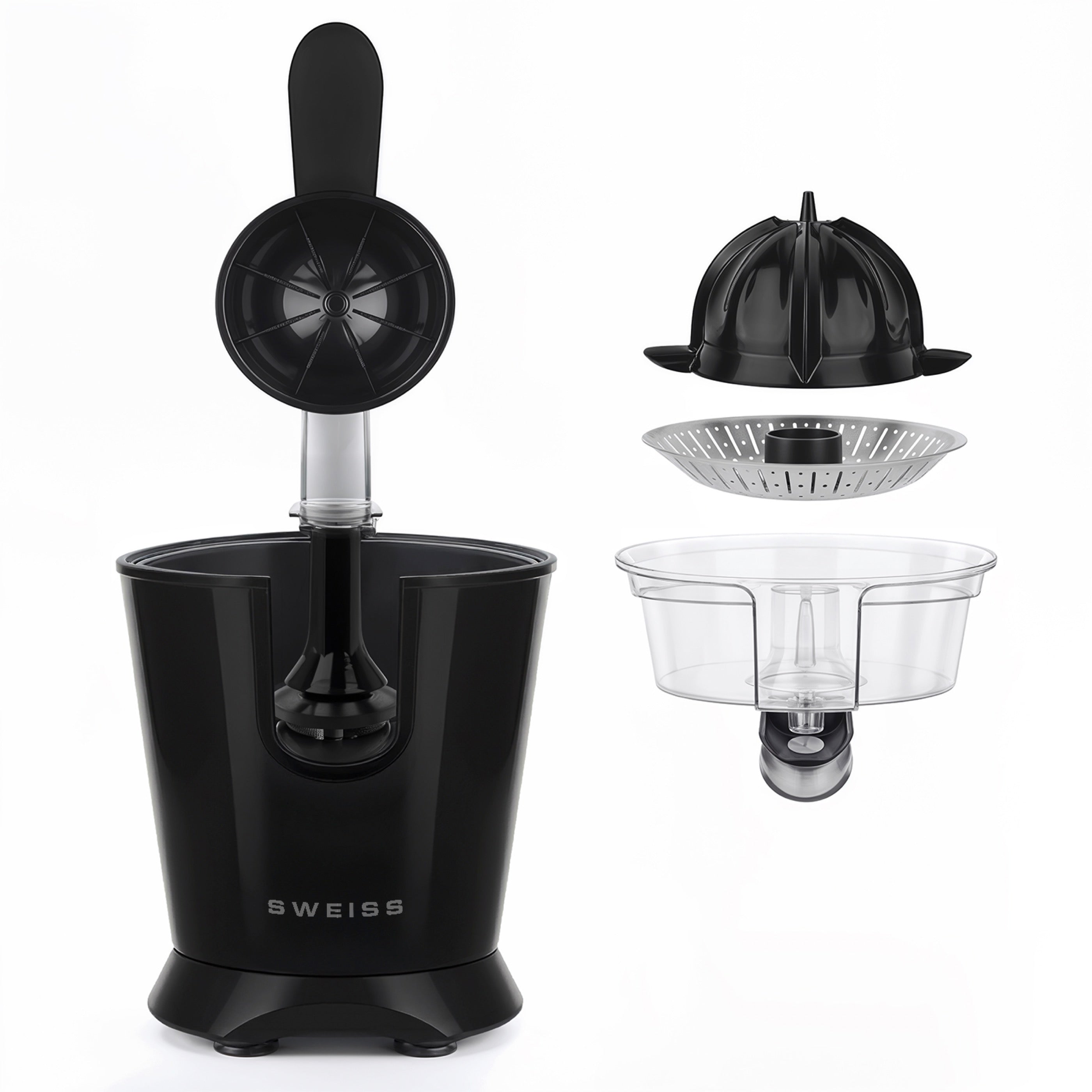 Exprimidor de cítricos eléctrico - Negro