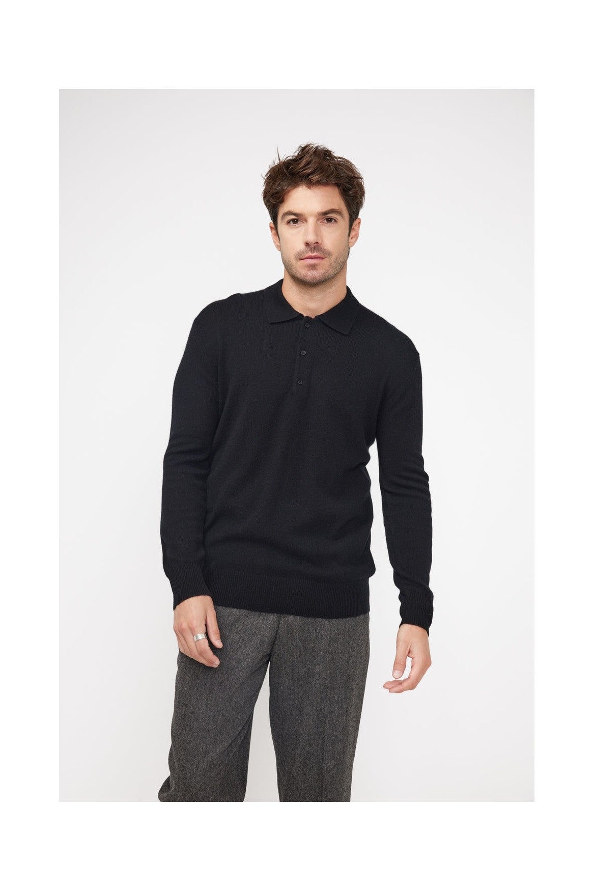 Zidane Polo Med Krave - Sort - Herre