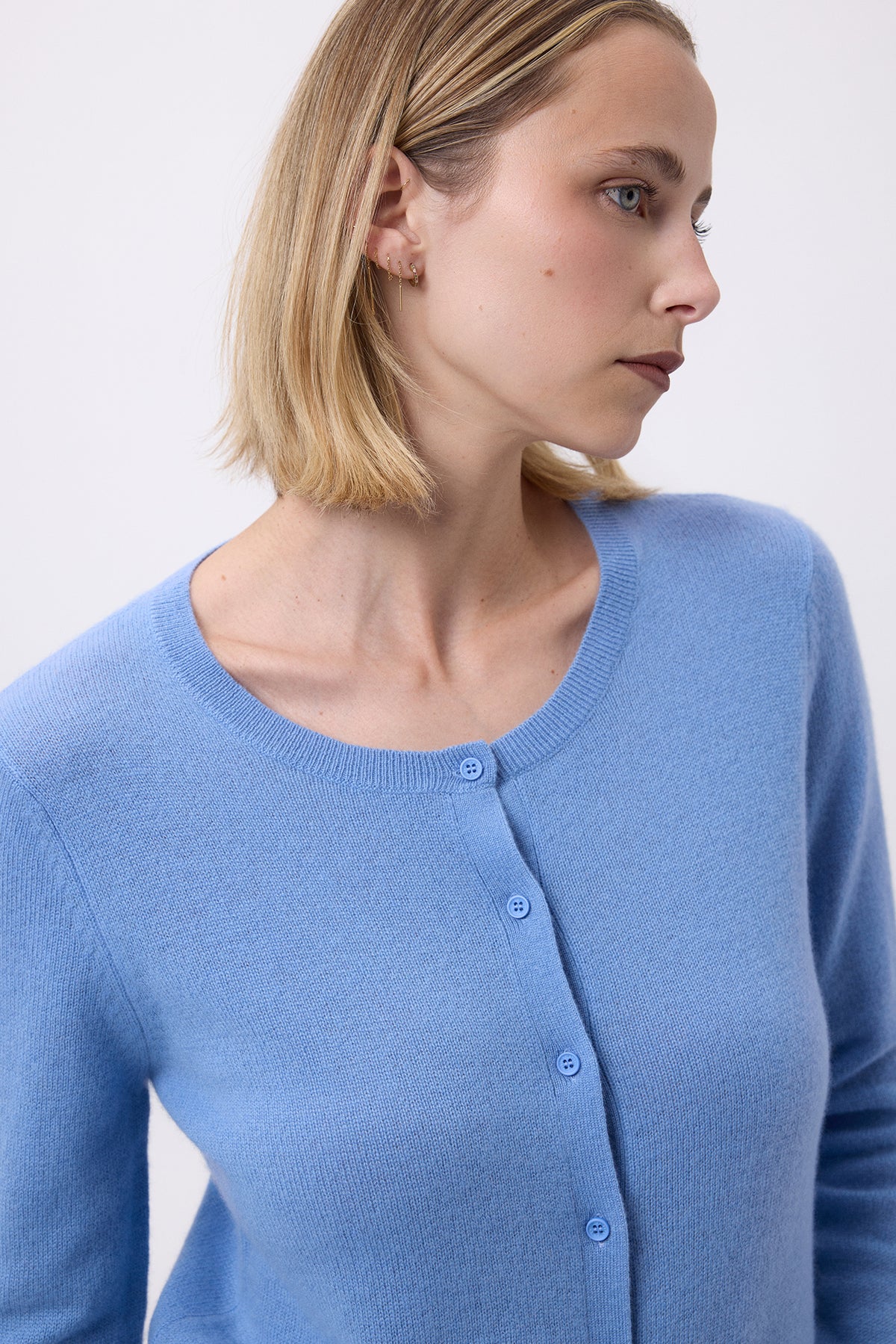 Women's Zika Crew-Neck Cardigan - Riviera - Women's