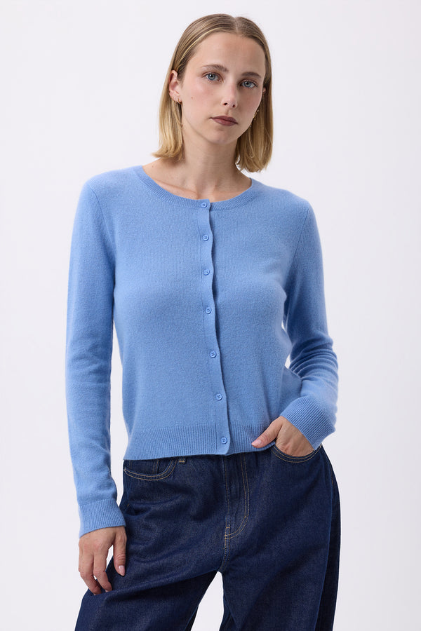 Women's Zika Crew-Neck Cardigan - Riviera - Women's