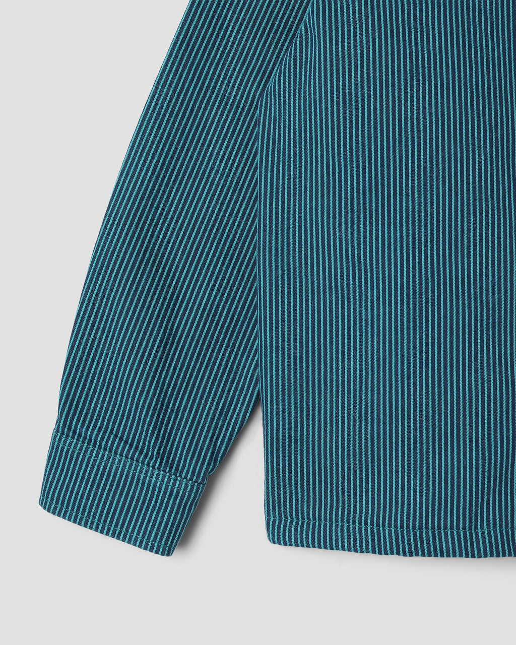 Camisa Zip - Blue/Teal Hickory