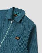 Camisa Zip - Blue/Teal Hickory
