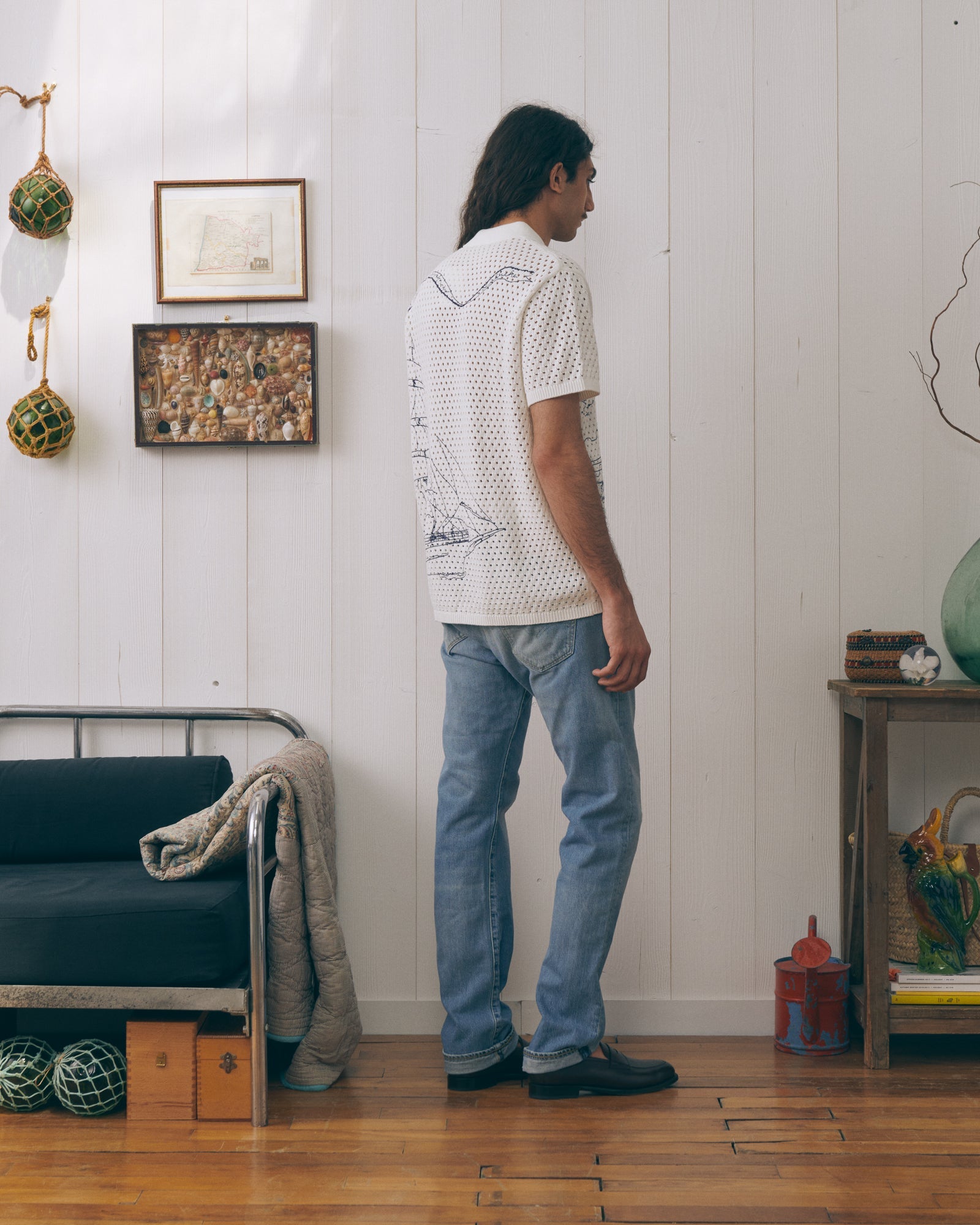 Chemise Boat "Crochet" Beuret