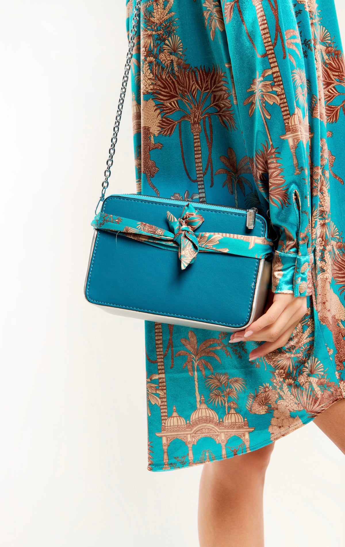 Borsa a Mano Zoel Blu