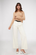 Rullekravestrik Zoe - Beige