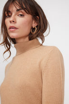 Rullekravestrik Zoe - Beige