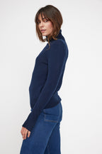 Zoe Rullekravestrik - Marineblå - Dame