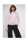 Zoe Rullekravebluse - Pudderrosa