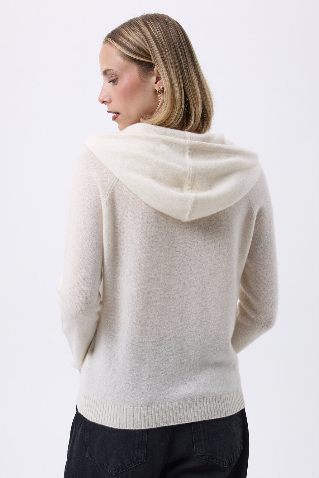 Sweat Zippe A Capuche Zuma - Blanc - Femme