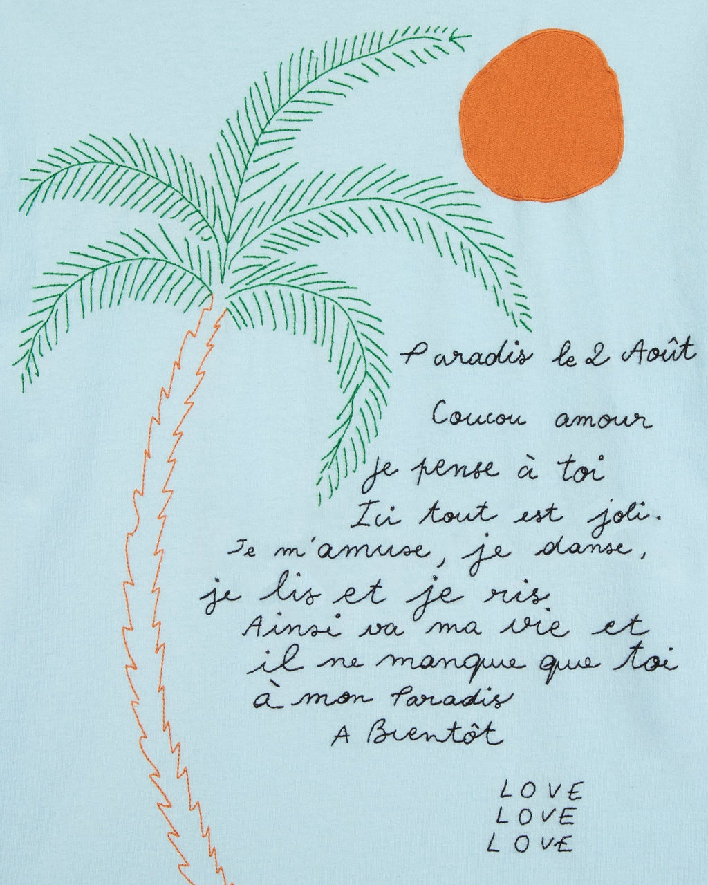 "Palm Tree" Bainville T-Shirt - Women