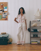 Pantalon "Linen And Cotton" Shells Oudin