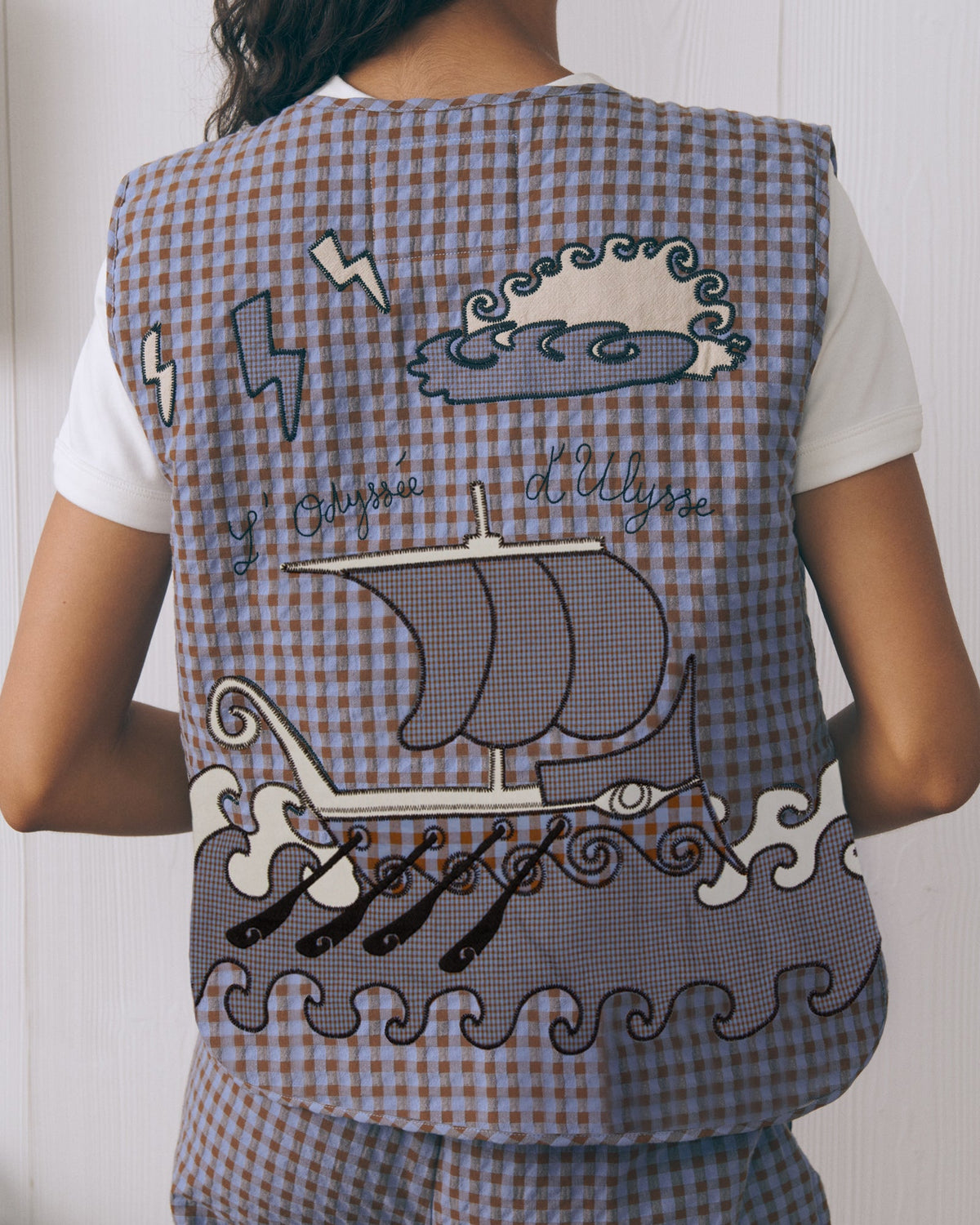 Veste Sans Manches Ulysse "Seersucker" Valhubert