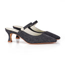 Mules Mary Jane Denim 45