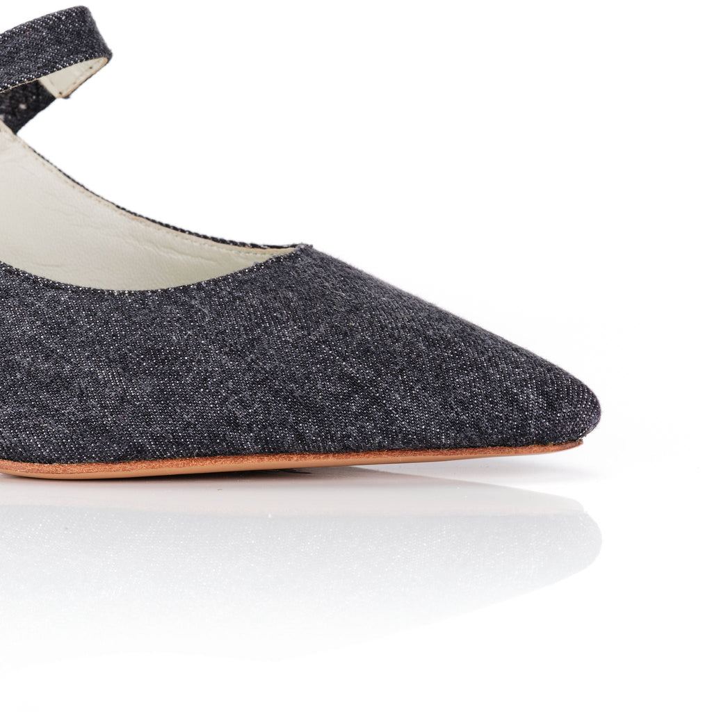 Mules Mary Jane Denim 45