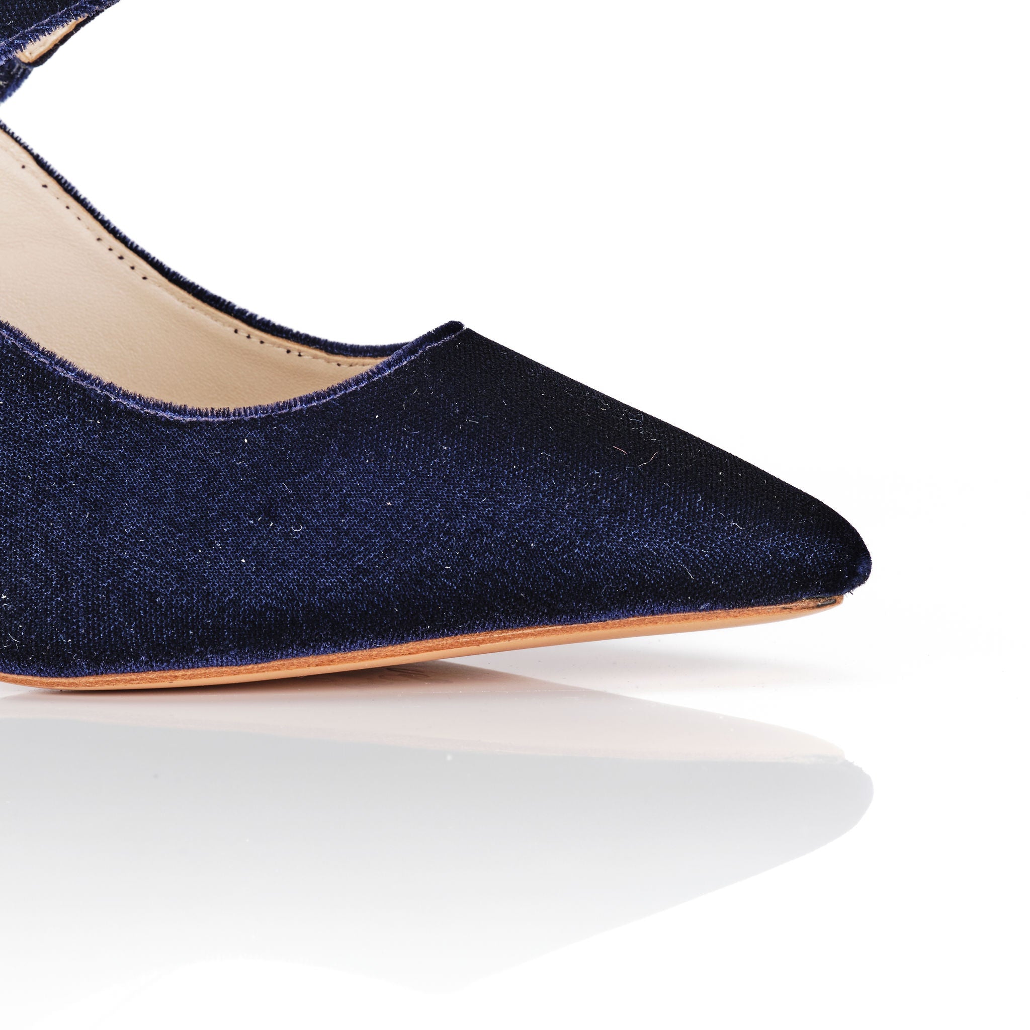 Mary Jane Velvet 75 Mules