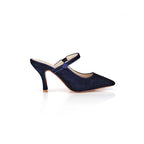 Mary Jane Velvet 75 Mules