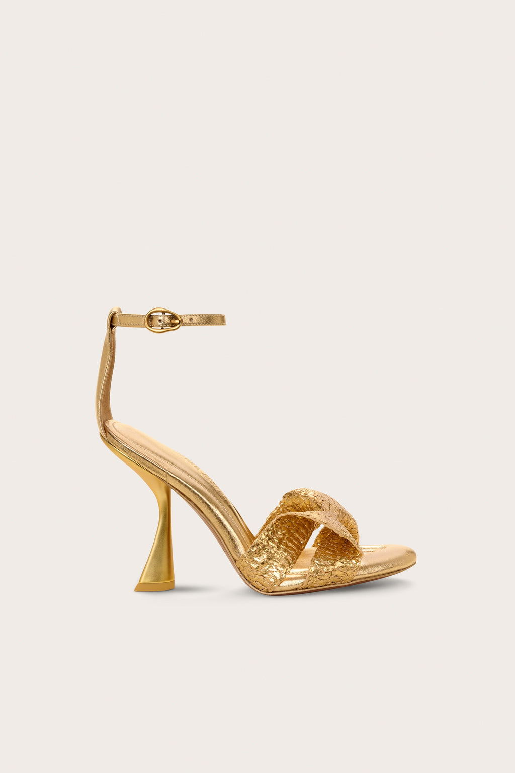 Sandalias de tacón Zephyr - Latón