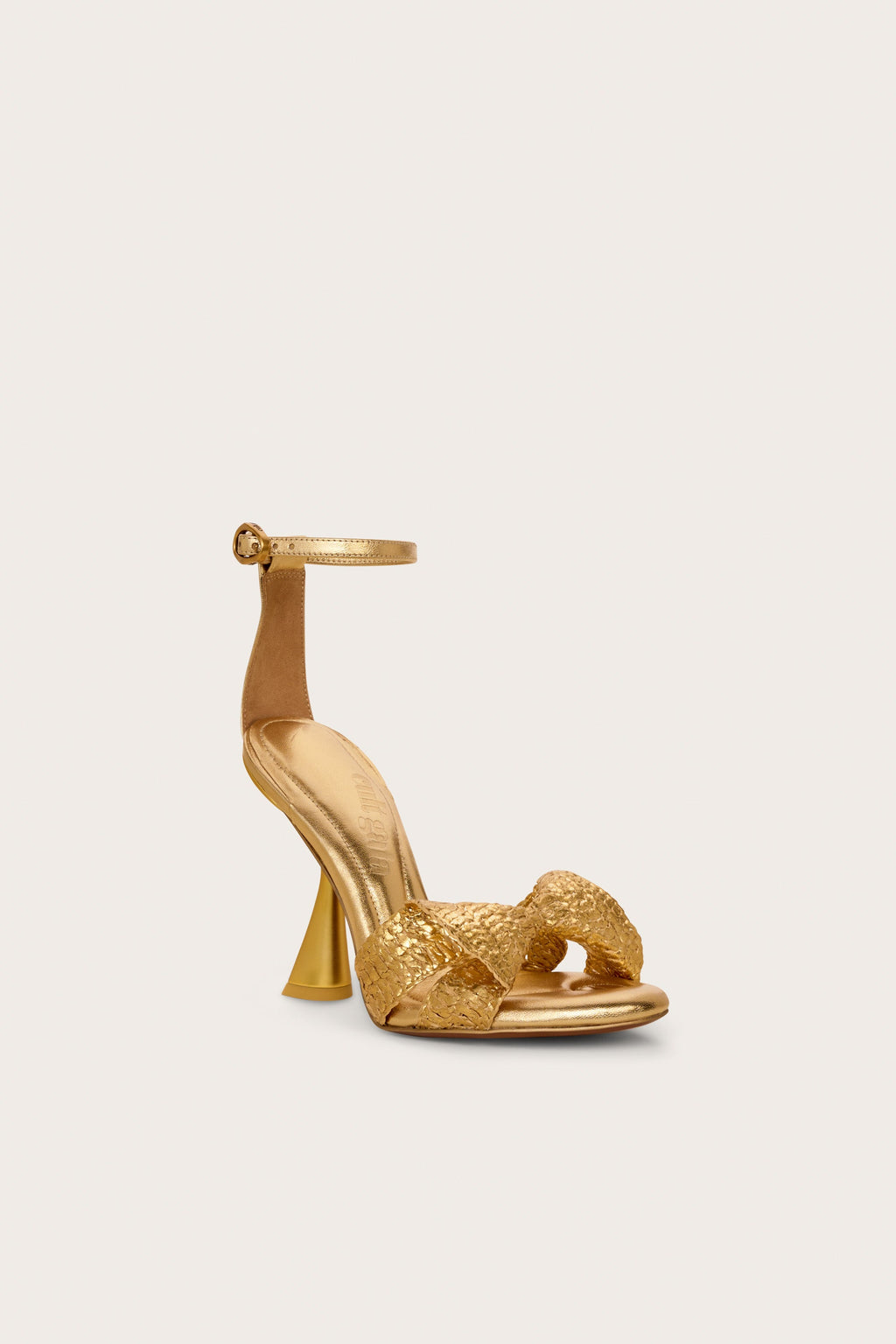 Sandalias de tacón Zephyr - Latón