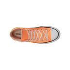 Canvas Hi Platform Sneakers - Orange
