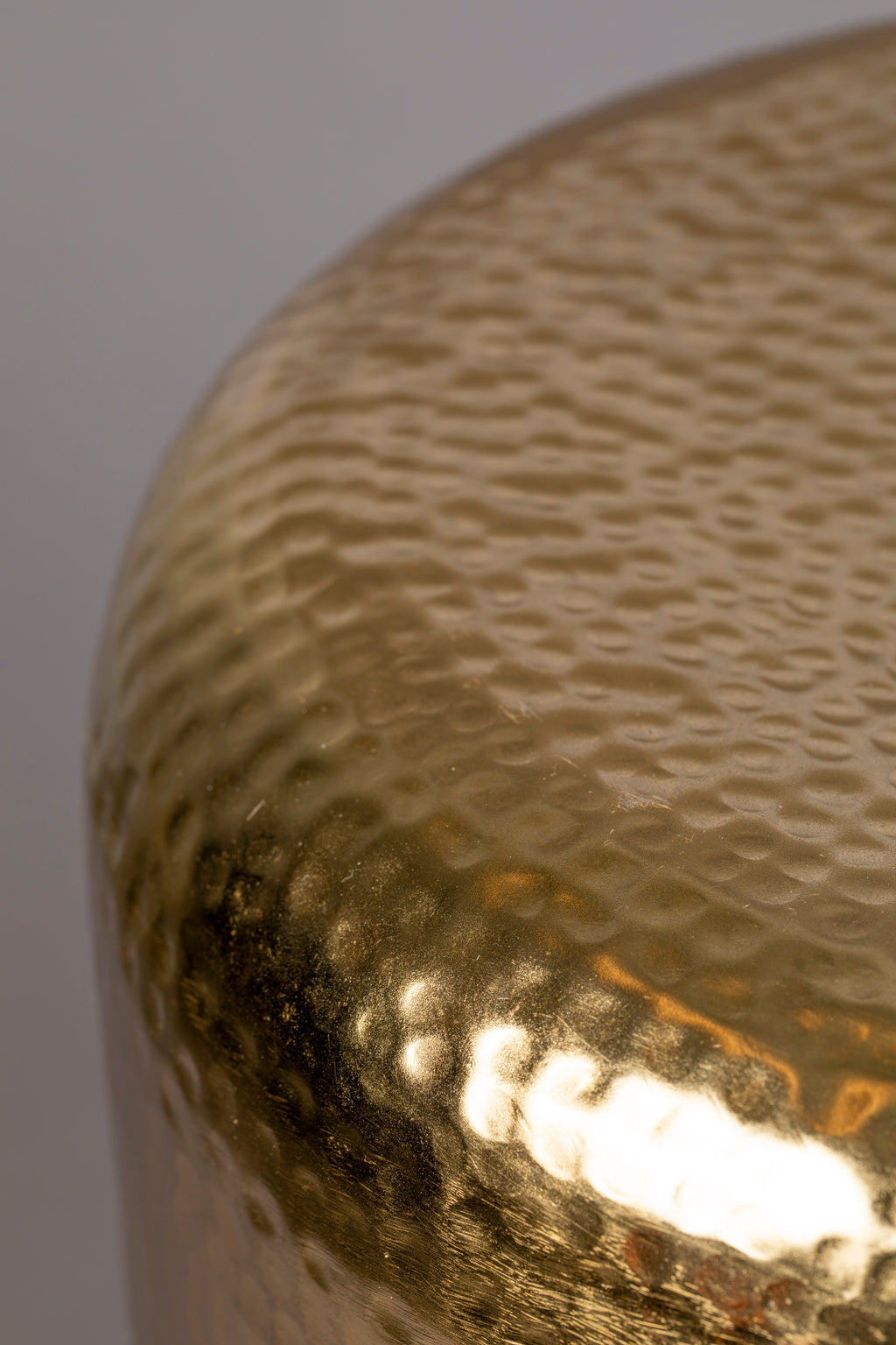 Cave - Table D'Appoint - Fer - Jaune/Orange