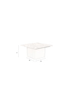Clayton - Coffee Table - Solid Marble - Green/Beige