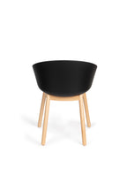 Void - Lot De 2 Fauteuils De Salle À Manger - Plastique polypropylène - Chêne Noir