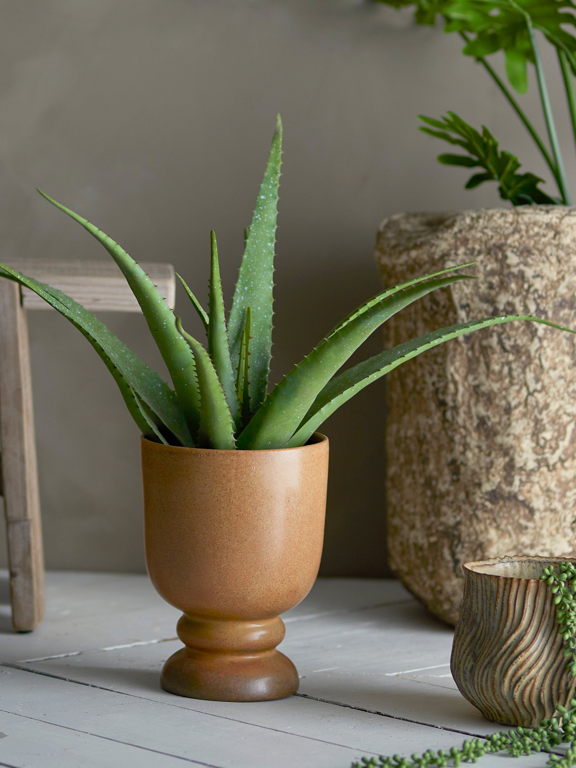 Dua - Plant Pot - Brown - Stoneware