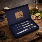 Coffret De 4 Couteaux De Table - Métal