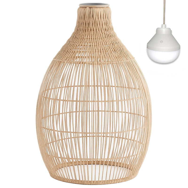 Holiday - Wireless Pendant Light - Polyrattan - Beige