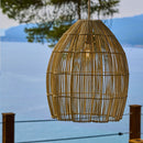 Avila - Suspension Solaire - Rotin - Beige