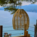 Avila - Suspension Solaire - Rotin - Beige