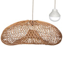 Sevia - Lámpara colgante inalámbrica - Ratán - Beige