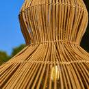 Ronda - Suspension Solaire - Rotin - Beige