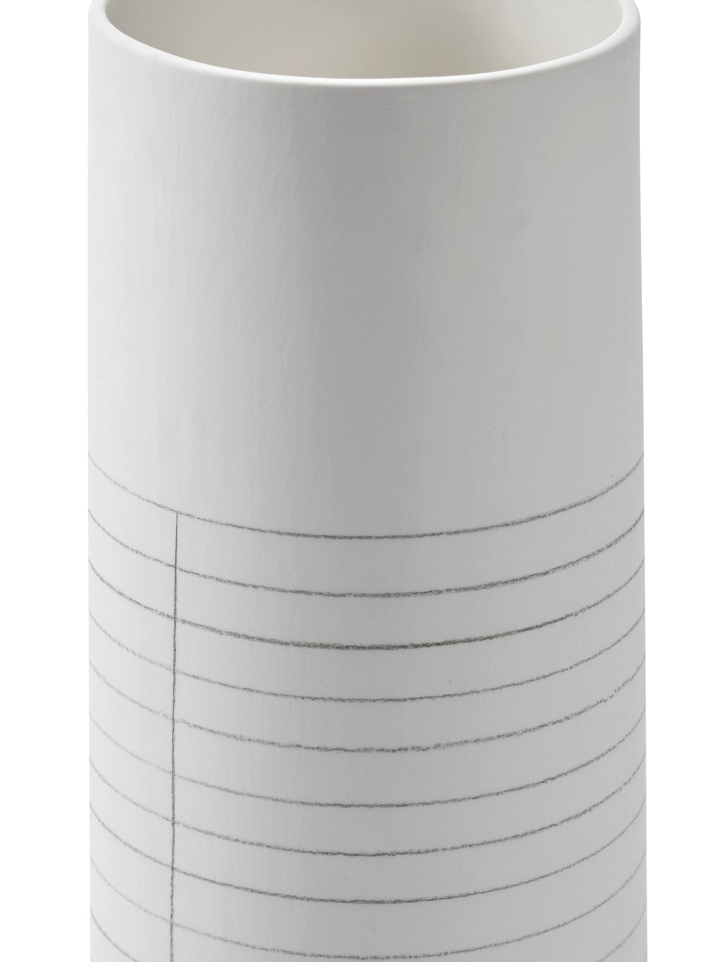Accessories Graph - Vase - S - Grès - Blanc/Gris