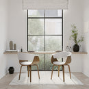 Piada - Chaise En Cuir Synthétique Blanc