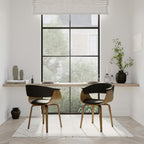 Piada - Chaise En Cuir Synthétique Noir