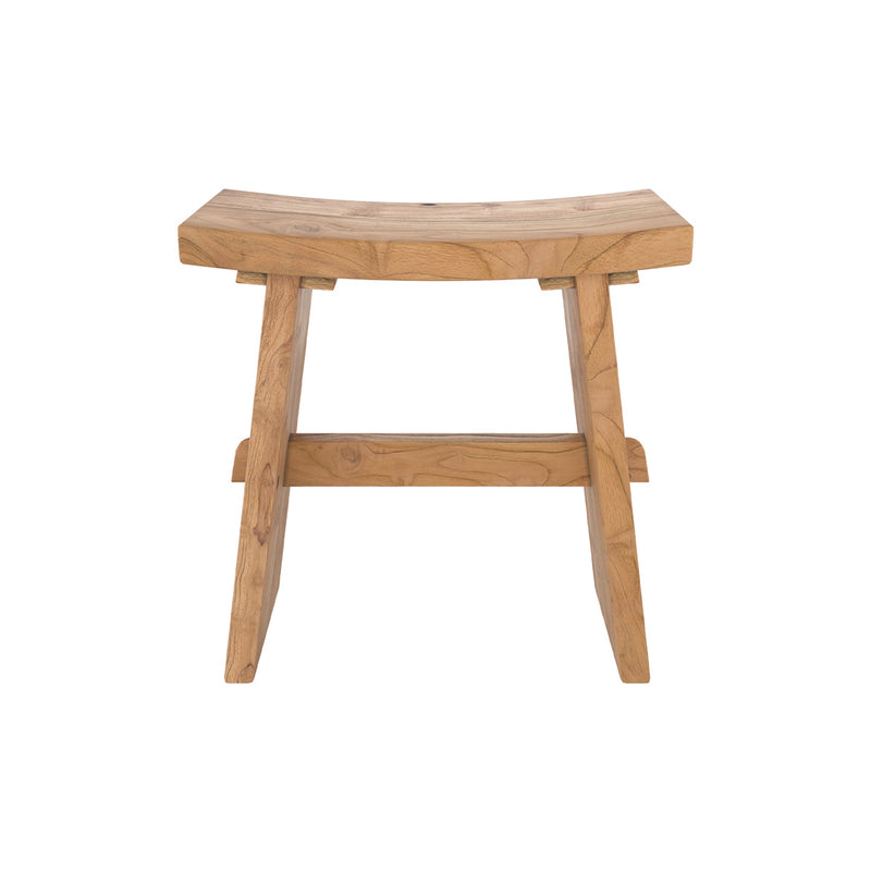 Eka - Tabouret En Bois De Teck Recyclé