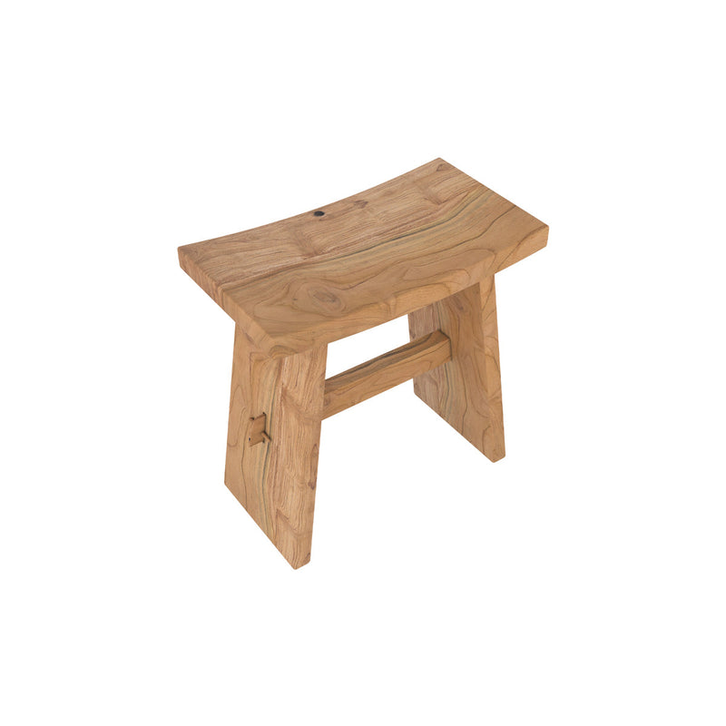 Eka - Tabouret En Bois De Teck Recyclé
