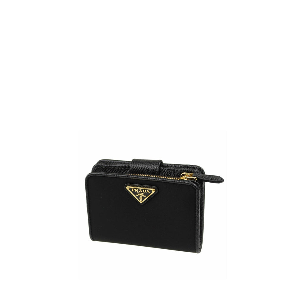 Prada - Cartera De Nylon Y Piel - Mujeres - Negro