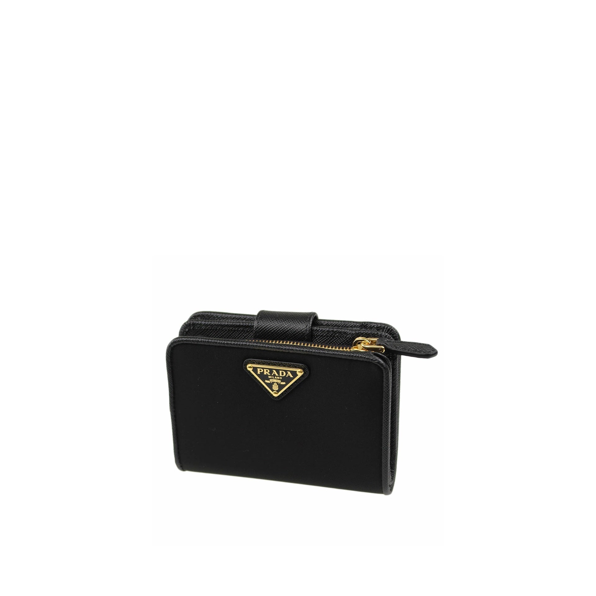 Prada - Cartera De Nylon Y Piel - Mujeres - Negro